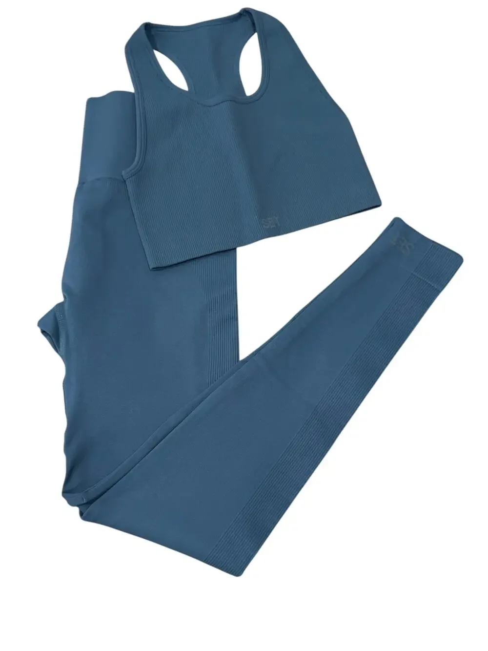 SET Active 2 Piece Set Racerback Bra Top and Canyon Hi Rise Legging Sculptflex